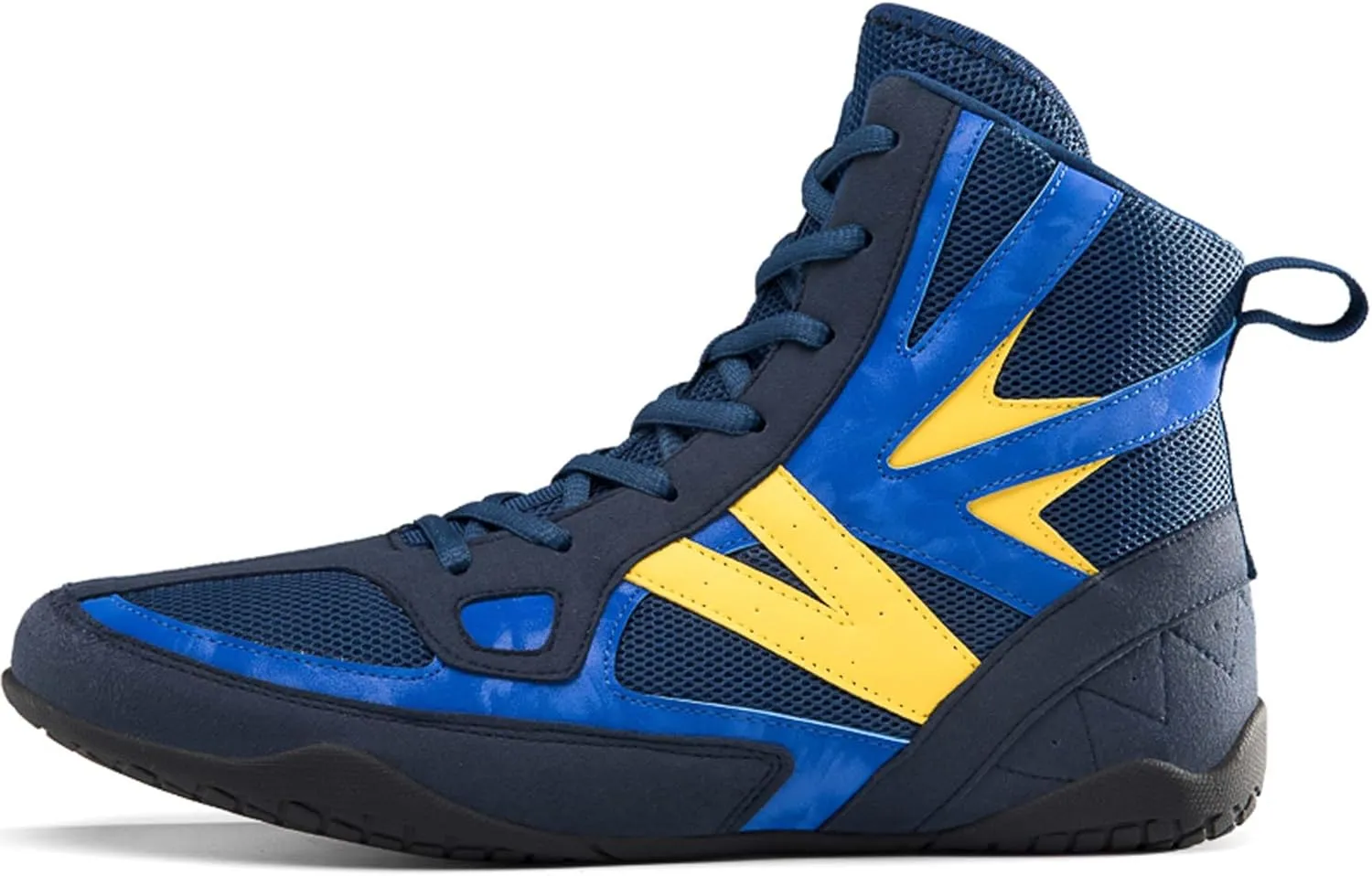 Usoway Men's Professional Boxing Shoes Non-Slip Wrestling Shoes Women's Lightweight Boxing Wrestling Training Shoes Adult Fitness Sports Shoes Fighting Weightlifting Multifunctional Shoes