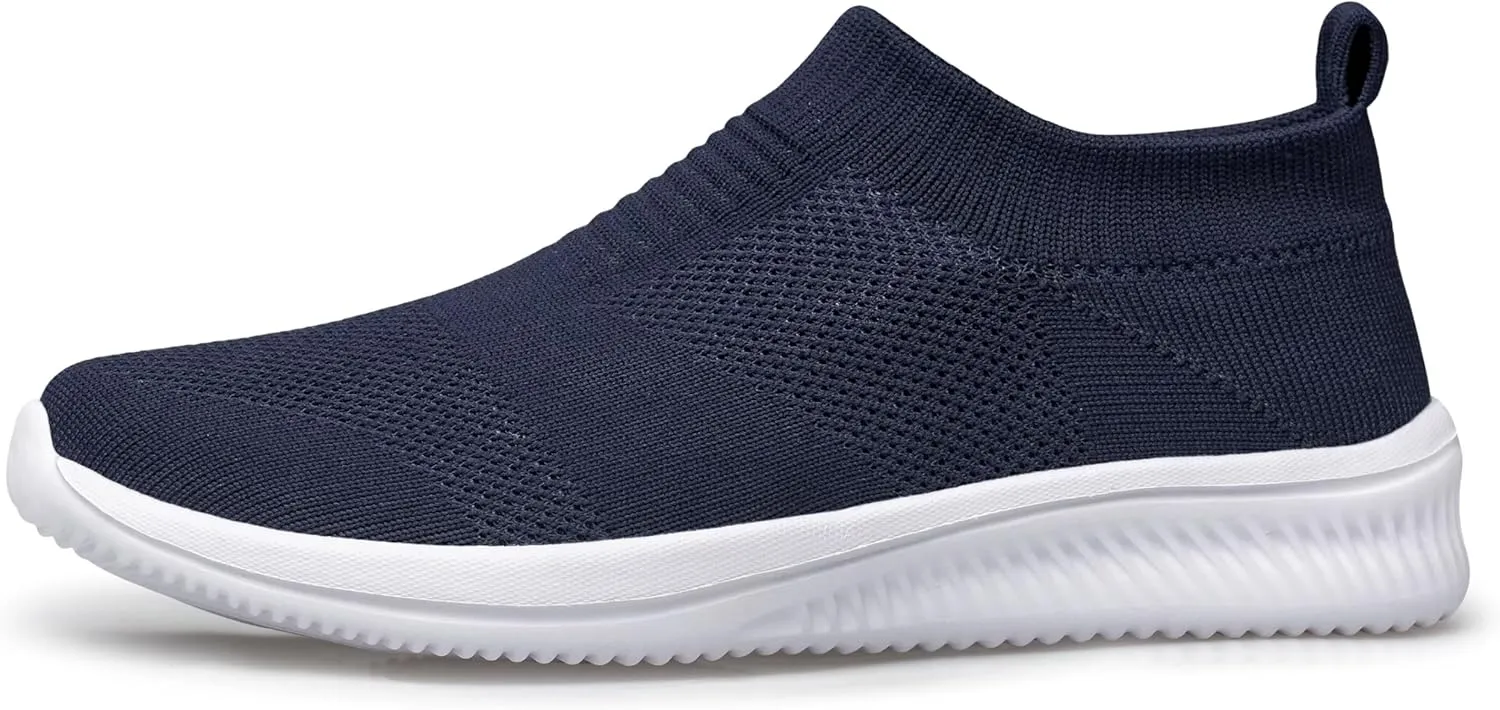 vibdiv Walking Shoes Women Casual Sock Sneakers Lightweight Comfy Breathable Pull-on Zapatillas de Mujer