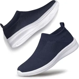 vibdiv Walking Shoes Women Casual Sock Sneakers Lightweight Comfy Breathable Pull-on Zapatillas de Mujer