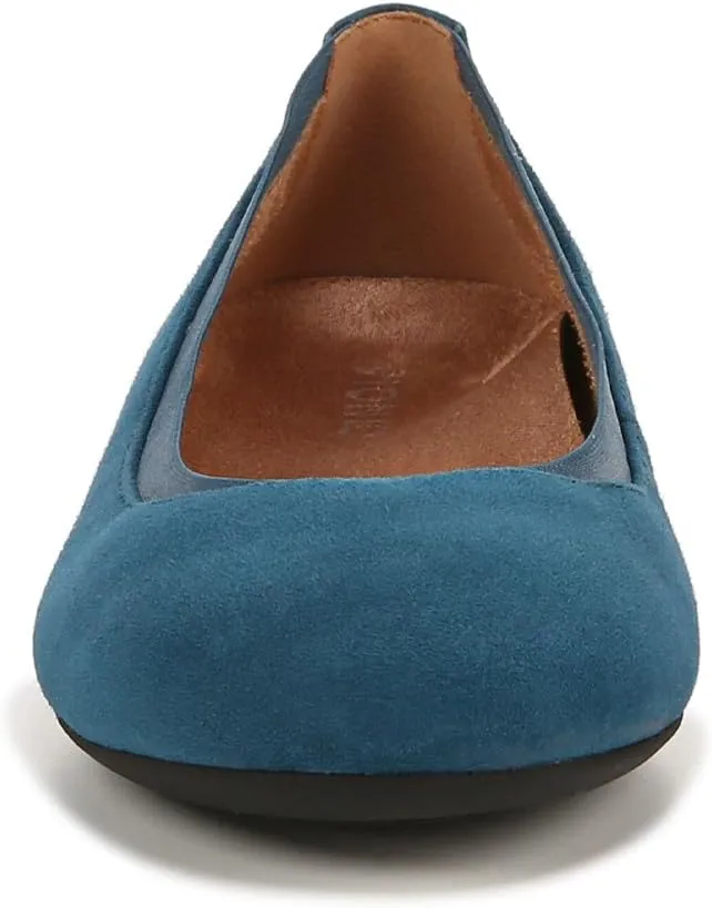 Vionic Women’s Ballet Flat Anita- Supportive Round Toe Dress Shoes That Include a Built-in Arch Support Insole That Corrects Pronation and Helps Heel Pain Relief, Plantar Fasciitis, Sizes 5-12