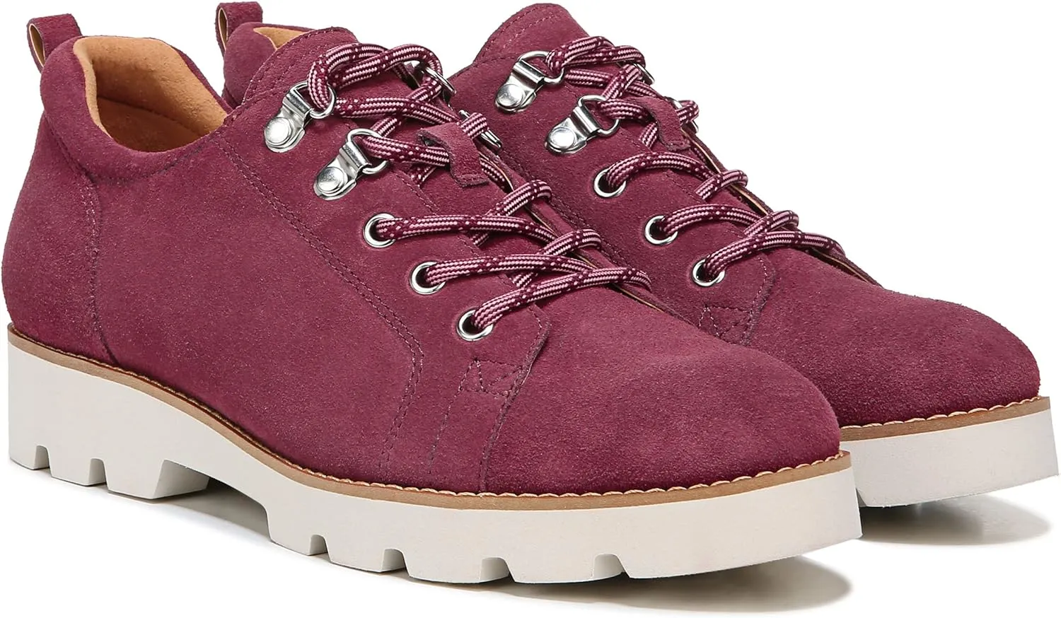 Vionic Women's Charm Ballari Oxford Lace Up Loafers- Supportive Casual Shoes with Concealed Orthotic Arch Support that Include Three-Zone Comfort with Orthotic Insole Arch Support, Medium and Wide Fit