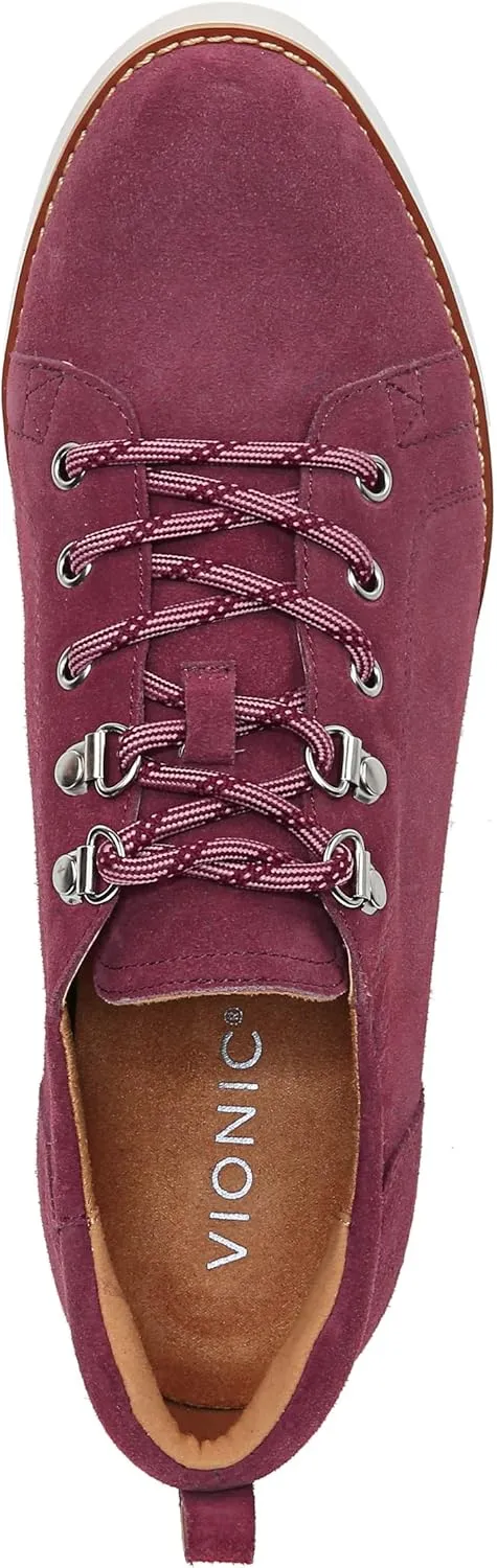 Vionic Women's Charm Ballari Oxford Lace Up Loafers- Supportive Casual Shoes with Concealed Orthotic Arch Support that Include Three-Zone Comfort with Orthotic Insole Arch Support, Medium and Wide Fit