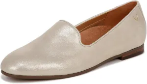 Vionic Women’s North Willa Comfort Flats- Supportive Slip-On Walking Flats with Arch Support Gold Metallic Leather 6.5 Medium