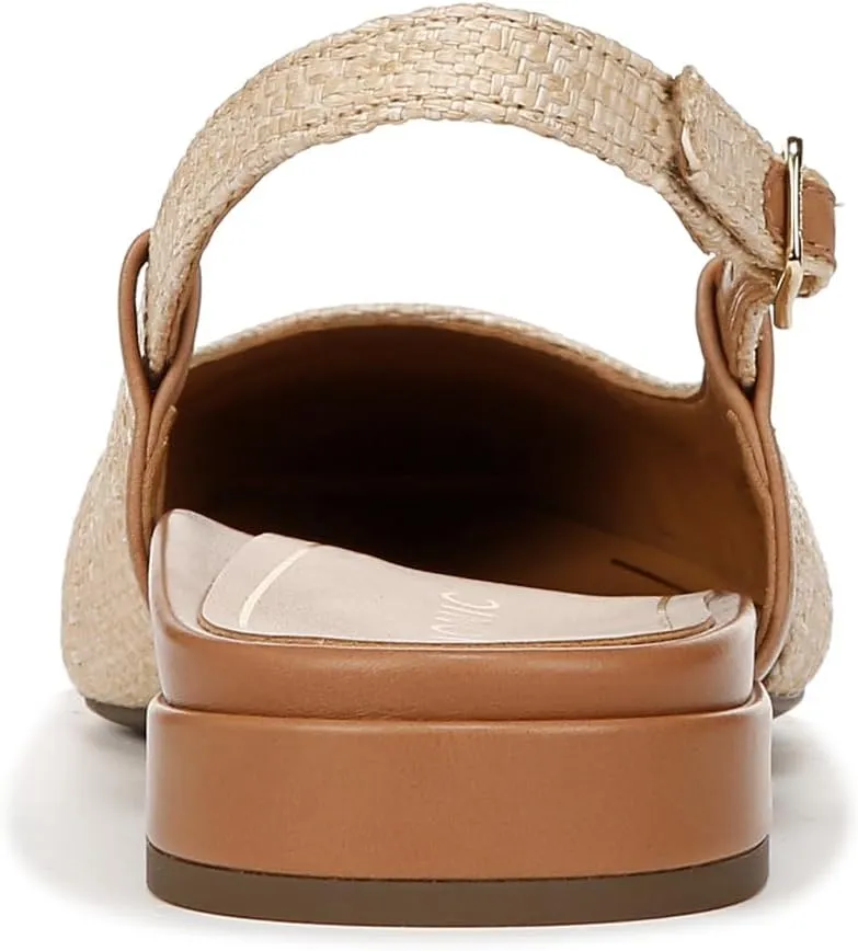 Vionic Women’s Orchid Petaluma Comfort Flats- Supportive Lightweight Slingback Flats with Arch Support Insole That Helps Correct Pronation and Alleviate Heel Pain Caused by Plantar Fasciitis, 5-12