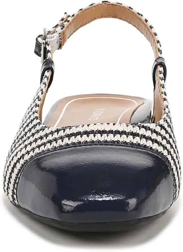 Vionic Women’s Orchid Petaluma Comfort Flats- Supportive Lightweight Slingback Flats with Arch Support Insole That Helps Correct Pronation and Alleviate Heel Pain Caused by Plantar Fasciitis, 5-12