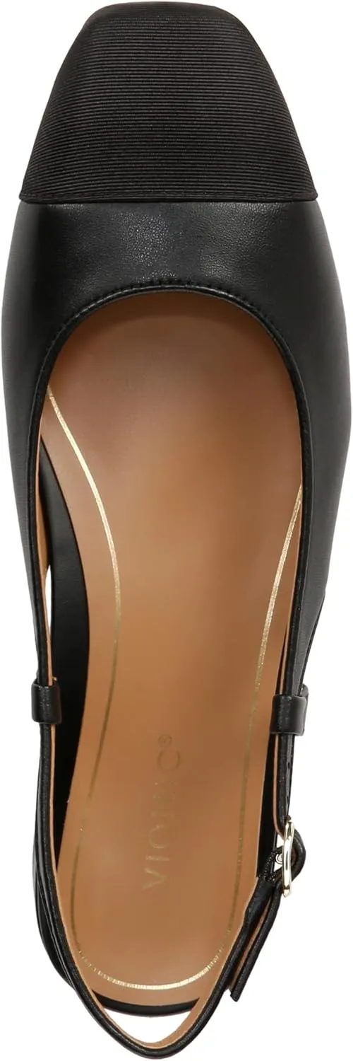 Vionic Women’s Orchid Petaluma Comfort Flats- Supportive Lightweight Slingback Flats with Arch Support Insole That Helps Correct Pronation and Alleviate Heel Pain Caused by Plantar Fasciitis, 5-12