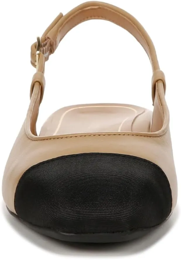 Vionic Women’s Orchid Petaluma Comfort Flats- Supportive Lightweight Slingback Flats with Arch Support Insole That Helps Correct Pronation and Alleviate Heel Pain Caused by Plantar Fasciitis, 5-12