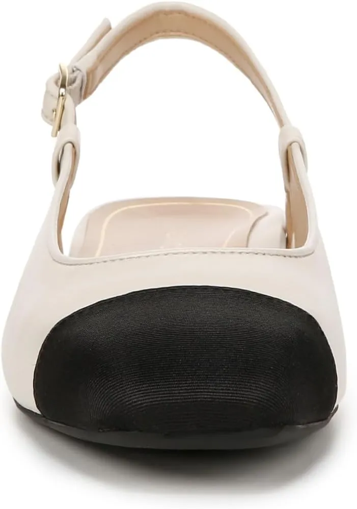 Vionic Women’s Orchid Petaluma Comfort Flats- Supportive Lightweight Slingback Flats with Arch Support Insole That Helps Correct Pronation and Alleviate Heel Pain Caused by Plantar Fasciitis, 5-12