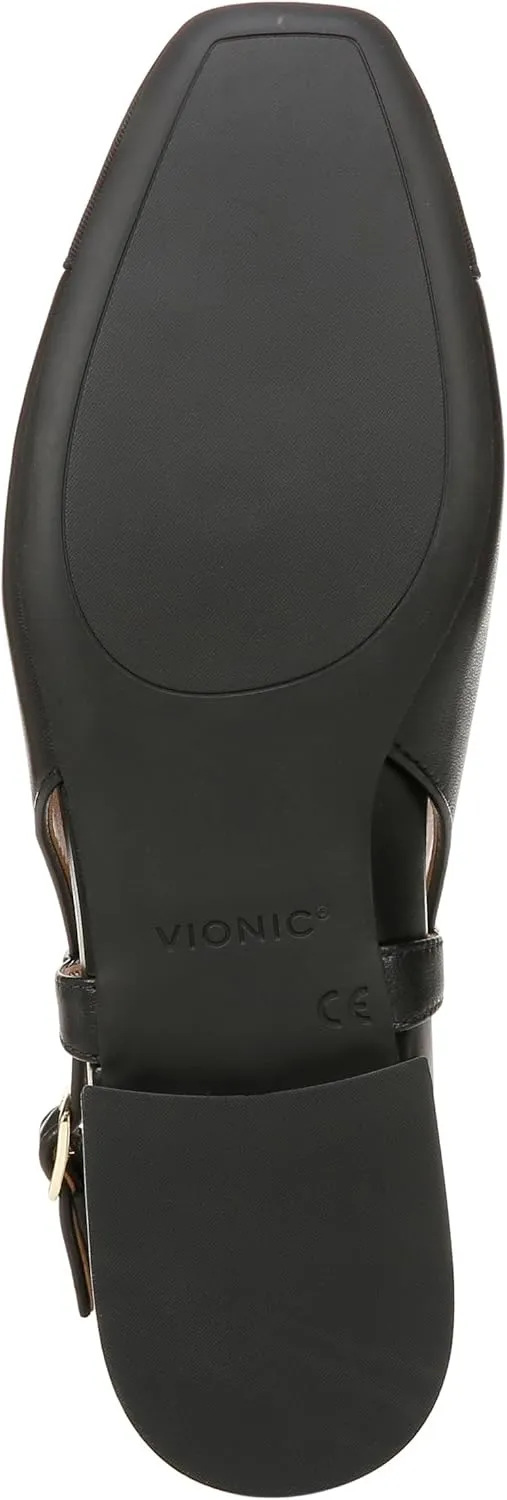 Vionic Women’s Orchid Petaluma Comfort Flats- Supportive Lightweight Slingback Flats with Arch Support Insole That Helps Correct Pronation and Alleviate Heel Pain Caused by Plantar Fasciitis, 5-12