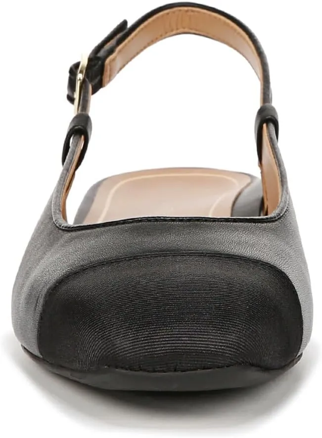 Vionic Women’s Orchid Petaluma Comfort Flats- Supportive Lightweight Slingback Flats with Arch Support Insole That Helps Correct Pronation and Alleviate Heel Pain Caused by Plantar Fasciitis, 5-12