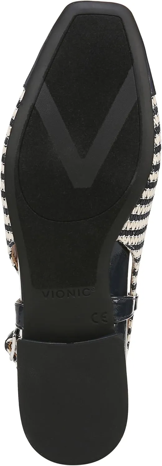 Vionic Women’s Orchid Petaluma Comfort Flats- Supportive Lightweight Slingback Flats with Arch Support Insole That Helps Correct Pronation and Alleviate Heel Pain Caused by Plantar Fasciitis, 5-12