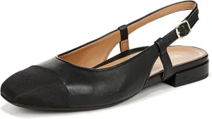 Vionic Women’s Orchid Petaluma Comfort Flats- Supportive Lightweight Slingback Flats with Arch Support Insole That Helps Correct Pronation and Alleviate Heel Pain Caused by Plantar Fasciitis, 5-12