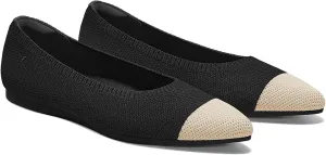 VIVAIA Aria 5 Classic Women's Flats Slip on Pointed-Toe Flats Shoes with Arch Support Counter Padding Washable Ballet Shoes for Work