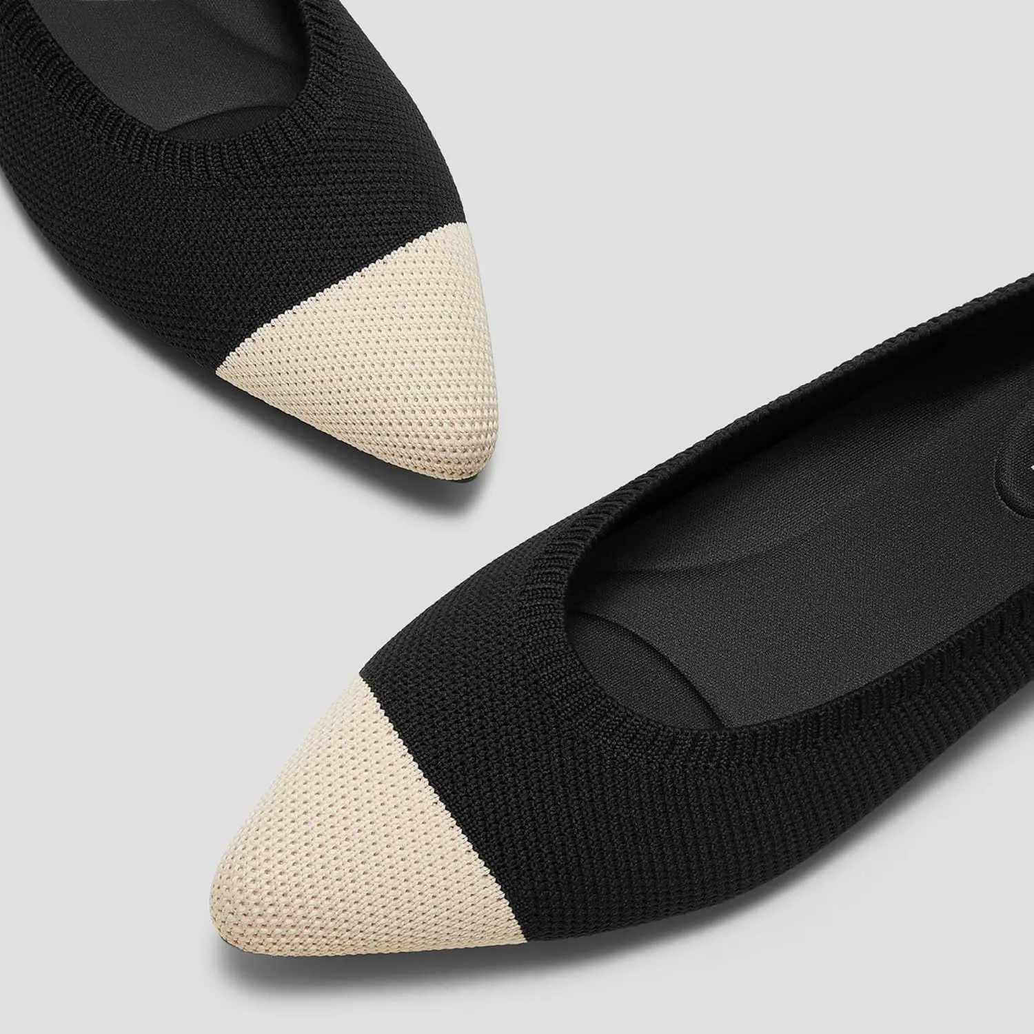 VIVAIA Aria 5 Classic Women's Flats Slip on Pointed-Toe Flats Shoes with Arch Support Counter Padding Washable Ballet Shoes for Work