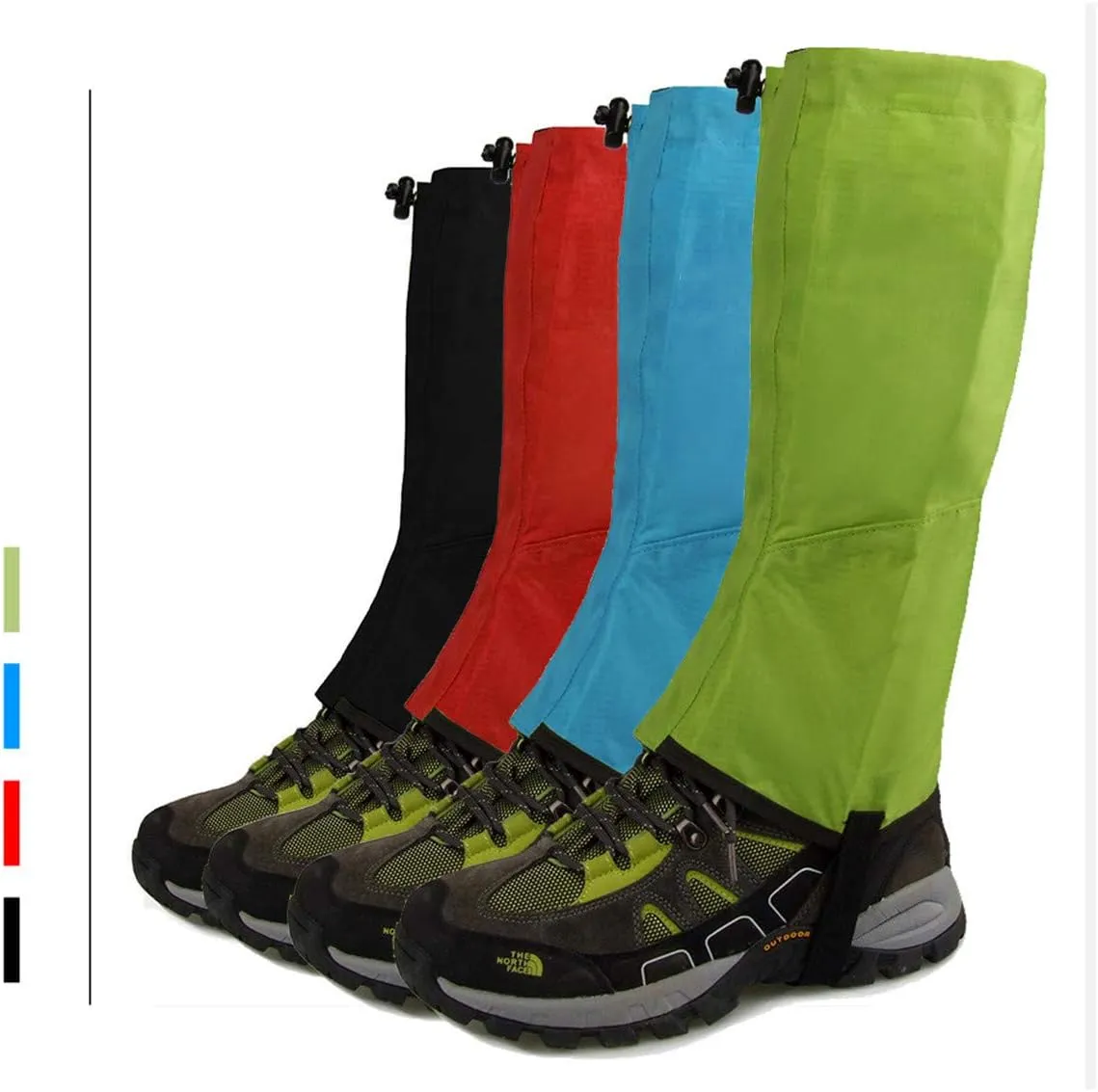 Waterproof Leg Gaiters, Snow Boot Gaiters, Safety Snake Guard Chaps Leggings for Hiking, Outdoor Camping Skiing Climbing Mountain Leg Protector