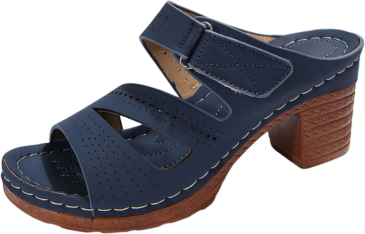 Wedges Heels For Women Vacation Womens Hiking Shoes Slip-On Wide Arch Support Flip Flops Open Toe Sandals