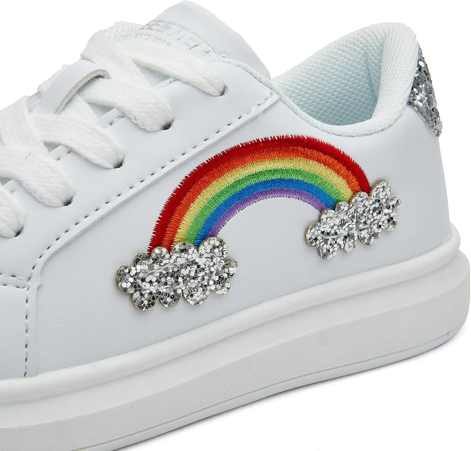 Weestep Girls Casual Slip On Comfort Fashion Sneaker Glitter Shoes for Toddler and Little Kid