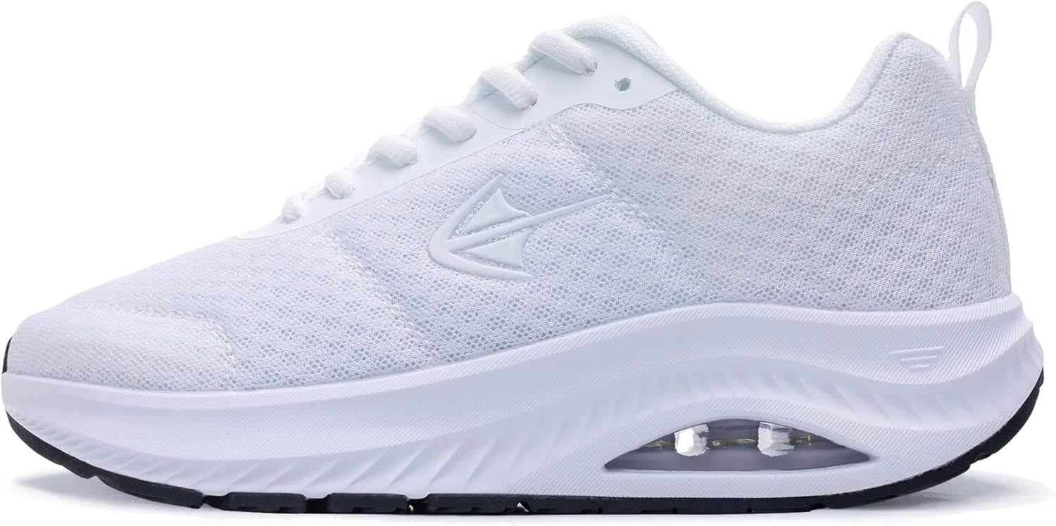 Wide Toe Box Shoes Women Walking Shoes with Arch Support Comfortable Wide Width Air Tennis Sneakers for Plantar Fasciitis Relief US 6-11
