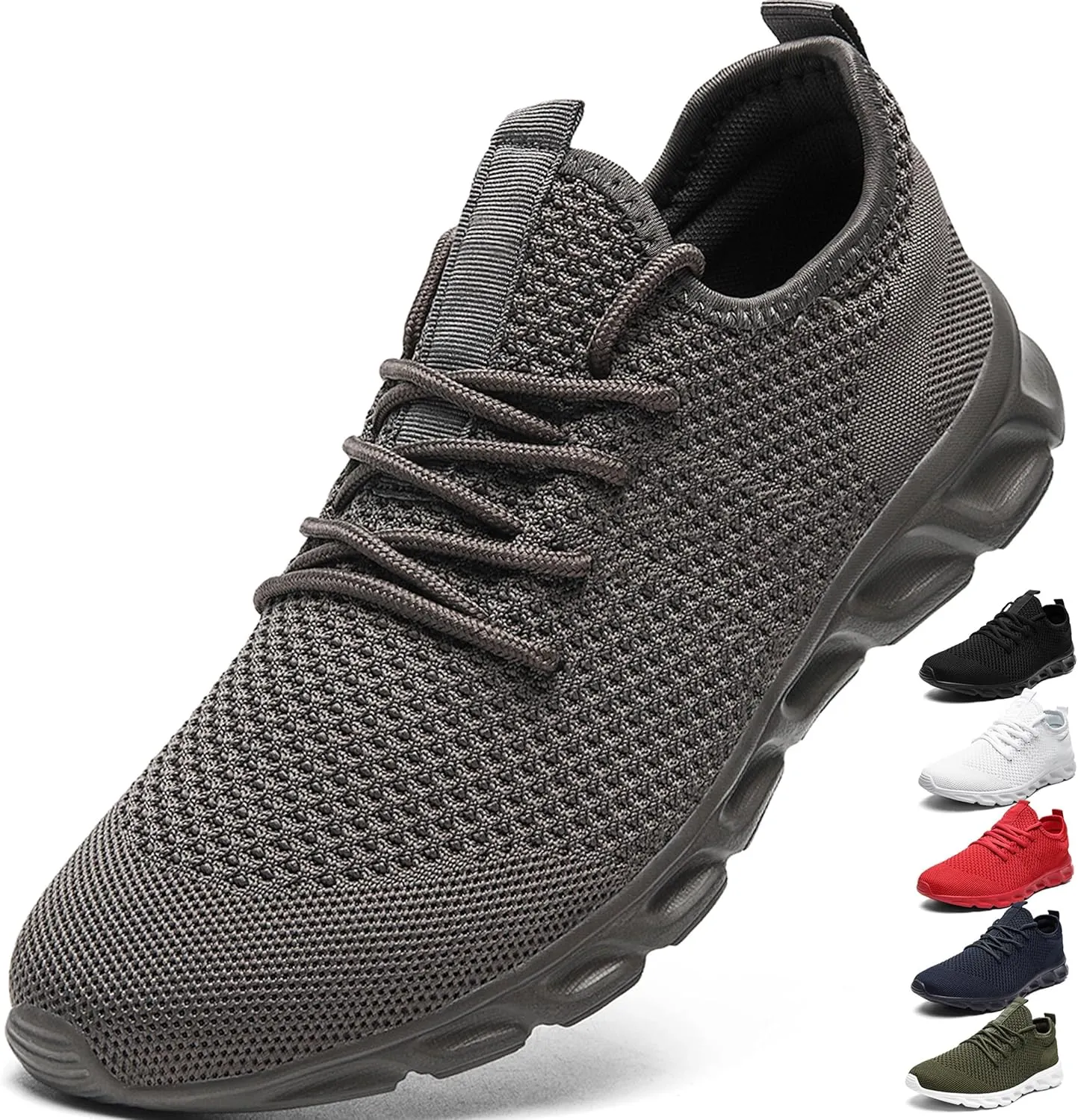 Women & Mens Running Shoes Tennis Walking Gym Lightweight Workout Slip on Athletic Fashion Sneakers Breathable Sport Jogging Hiking Casual Shoe
