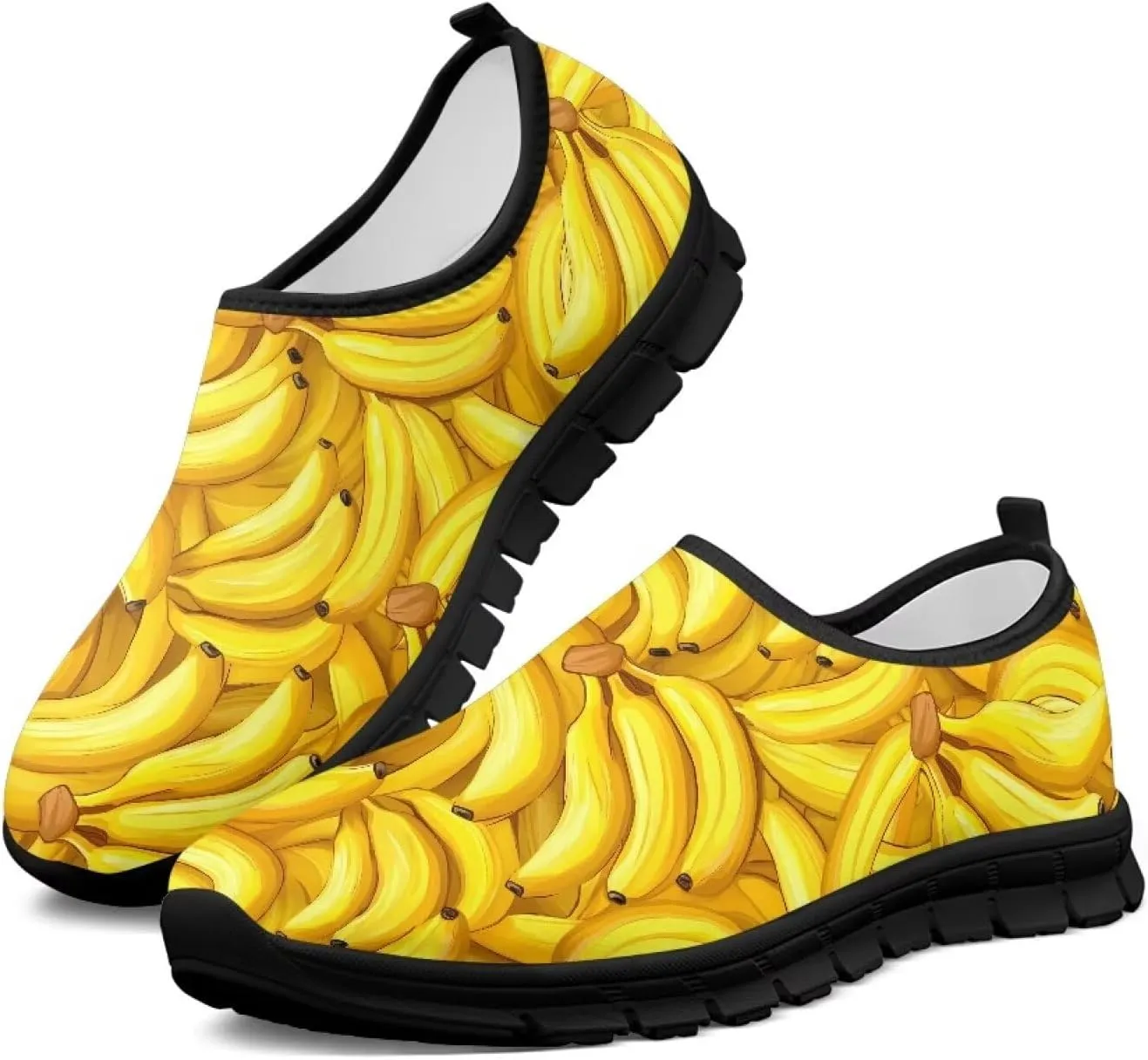 Women Fashion Art Painted Walking Sneaker Lightweight Travel Shoes