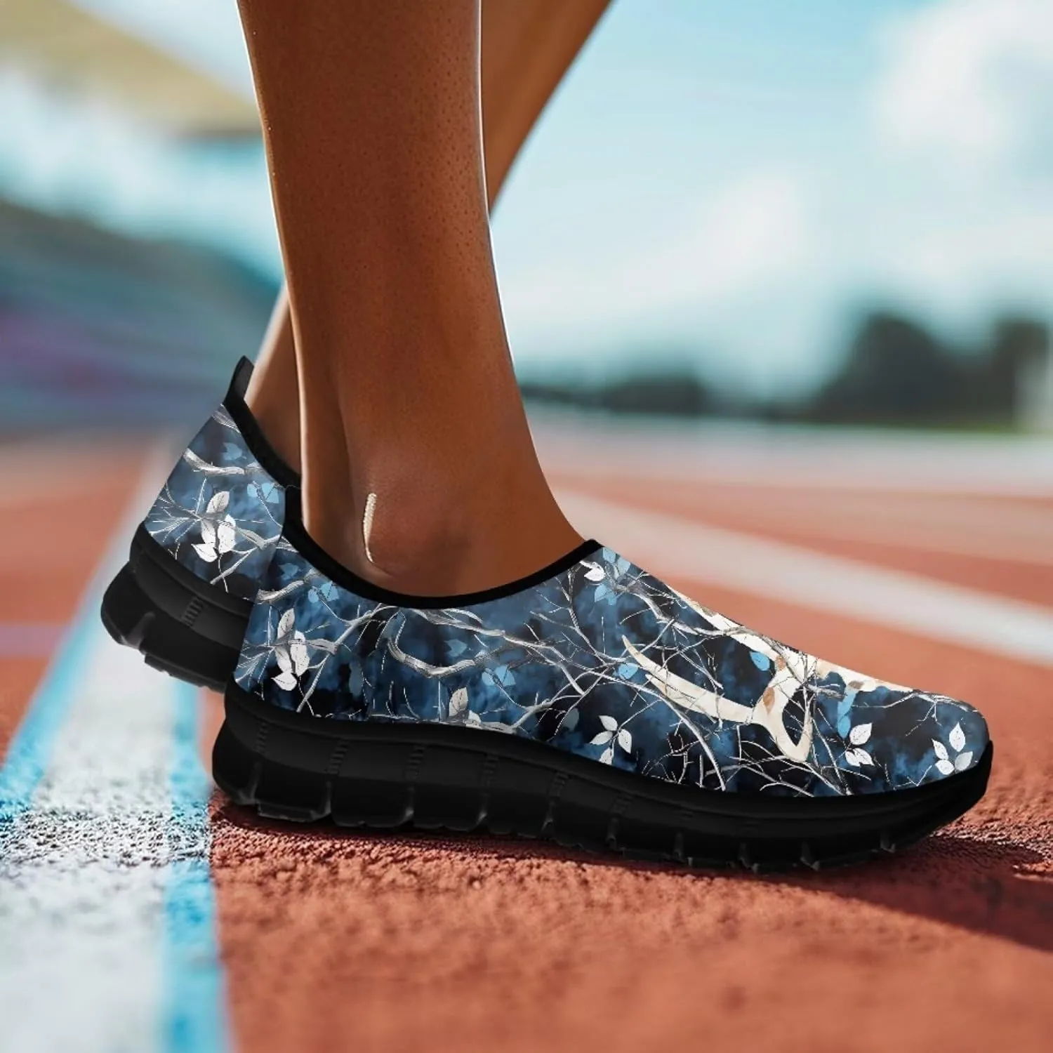 Women Fashion Art Painted Walking Sneaker Lightweight Travel Shoes