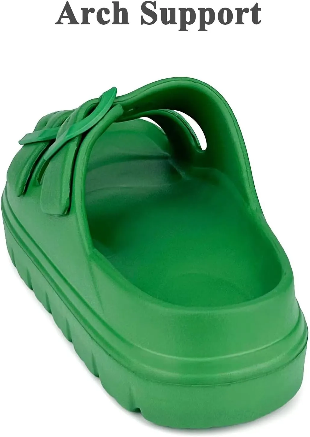 Women Platform Sandals with Arch Support, Adjusetable Buckles Chunky Eva Slides for Woman, Comfortable Lightweight Summer Sandal for Beach,Walking,Sandalias de Plataforma Para Mujer