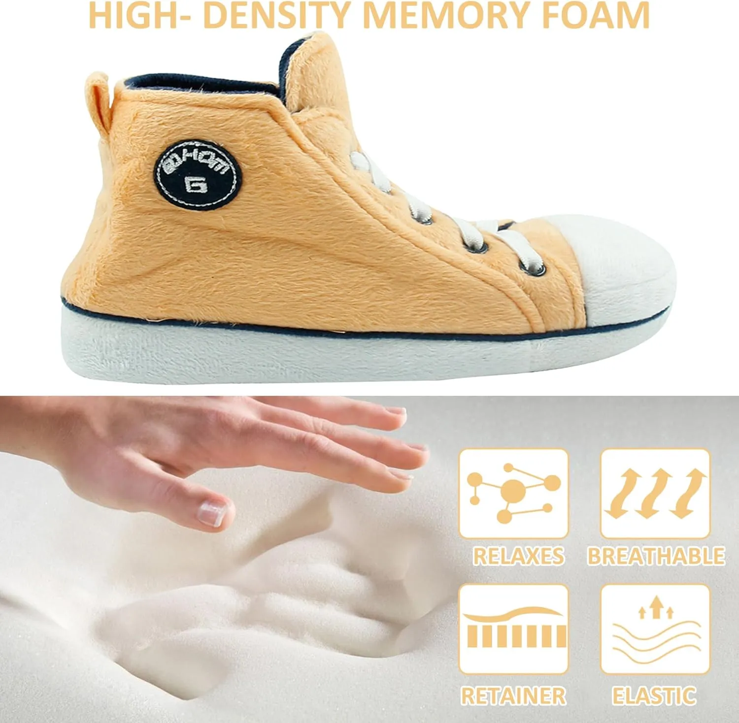 Women Warm Indoor Slipper Boots Women's Winter Anti-Slip Ankle Booties Slip On Fur Lined House Shoe