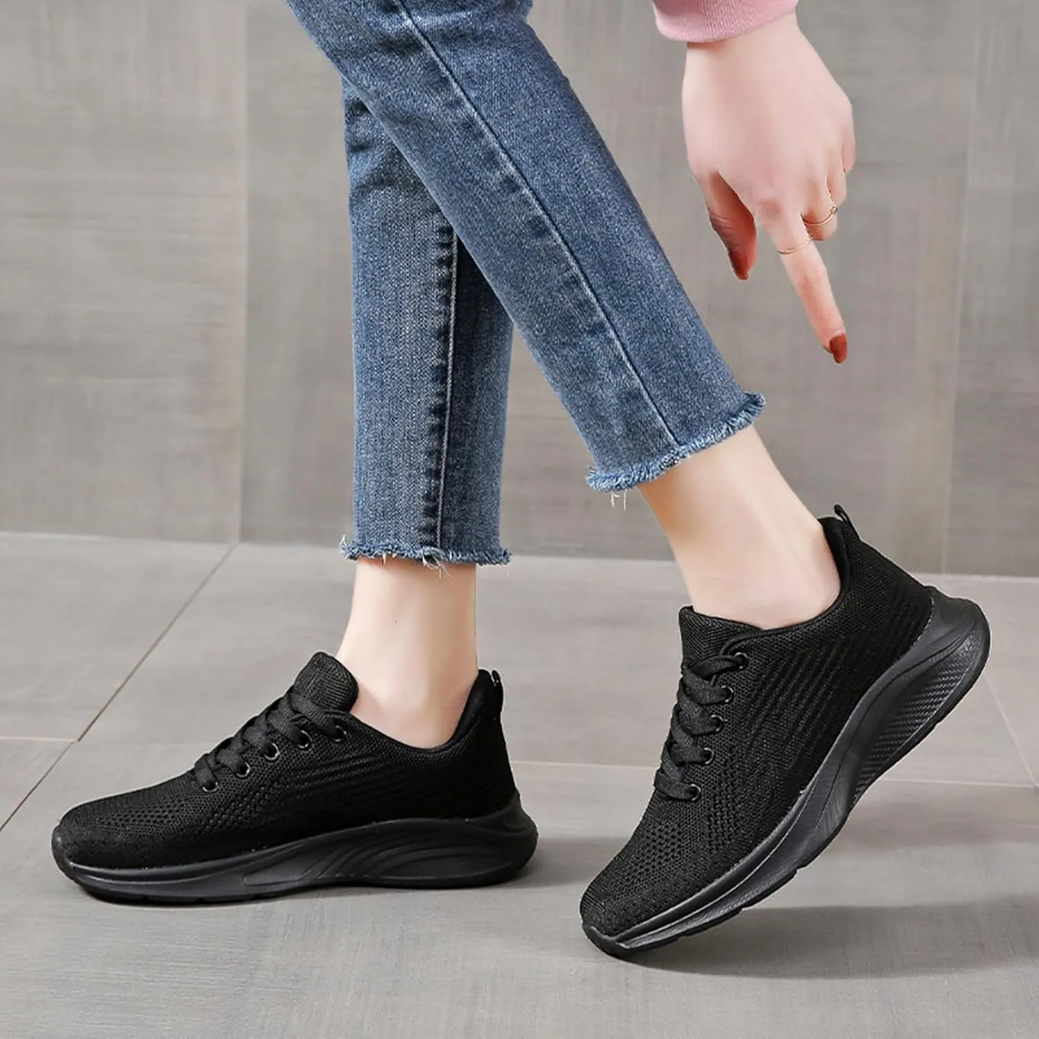 Women's Breathable Running Shoes Lightweight Casual Athletic Walking Shoes Tennis Work Shoes for Women Sneakers