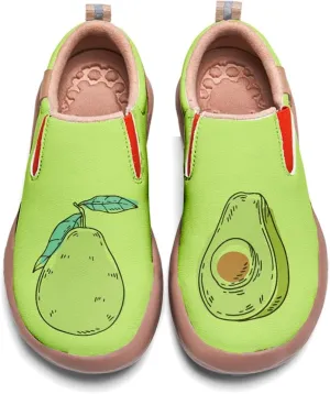 Women’s Casual Travel Shoe - Loafers Slip On Fruit Art Painted Sneakers Comfort Breathe Walking Shoes