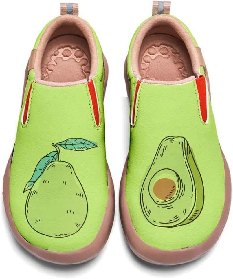Women’s Casual Travel Shoe - Loafers Slip On Fruit Art Painted Sneakers Comfort Breathe Walking Shoes