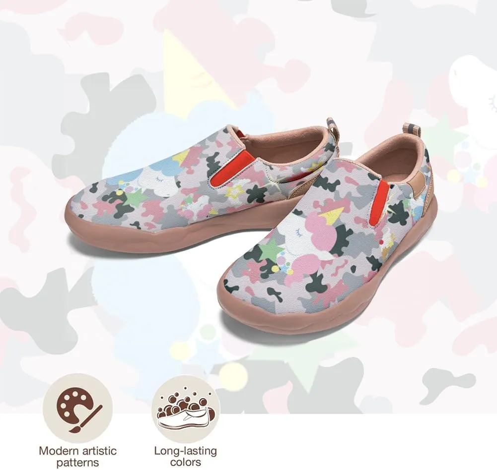 Women's Loafers Painted Travel Shoes Slip On Walking Shoes Casual Lightweight Comfort Fashion Sneaker