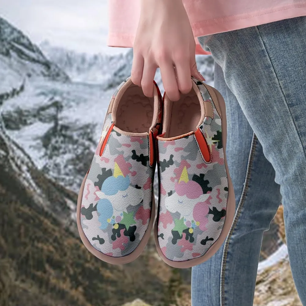 Women's Loafers Painted Travel Shoes Slip On Walking Shoes Casual Lightweight Comfort Fashion Sneaker