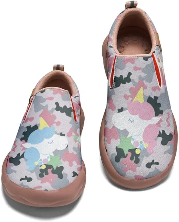 Women's Loafers Painted Travel Shoes Slip On Walking Shoes Casual Lightweight Comfort Fashion Sneaker