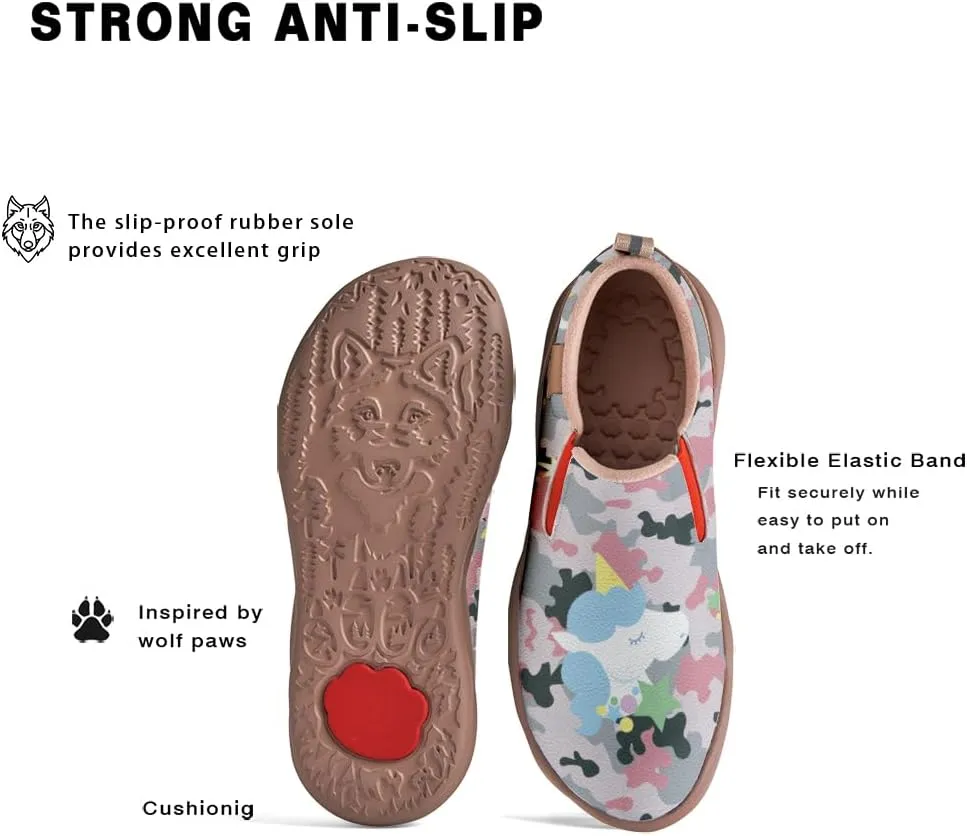 Women's Loafers Painted Travel Shoes Slip On Walking Shoes Casual Lightweight Comfort Fashion Sneaker