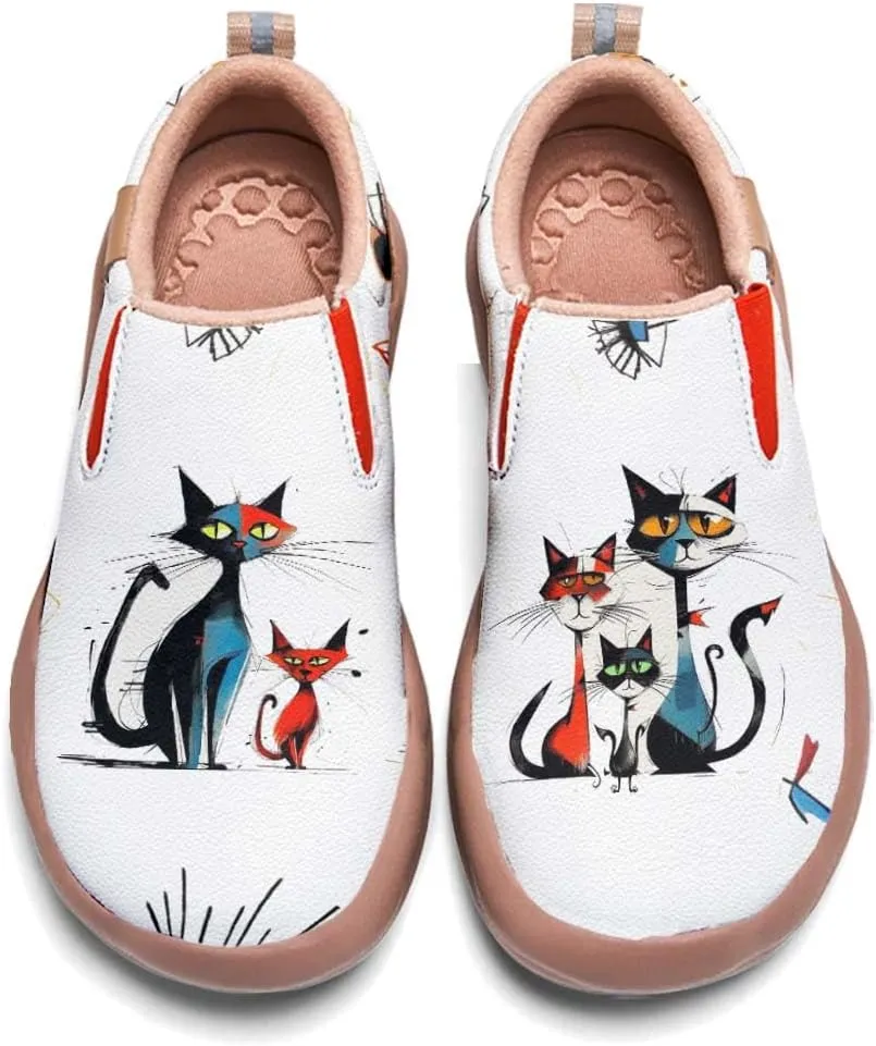 Women's Loafers Shoes Travel Casual Cartoon Animals Art Painted Slip On Lightweight Comfort Ladies Fashion Sneakers