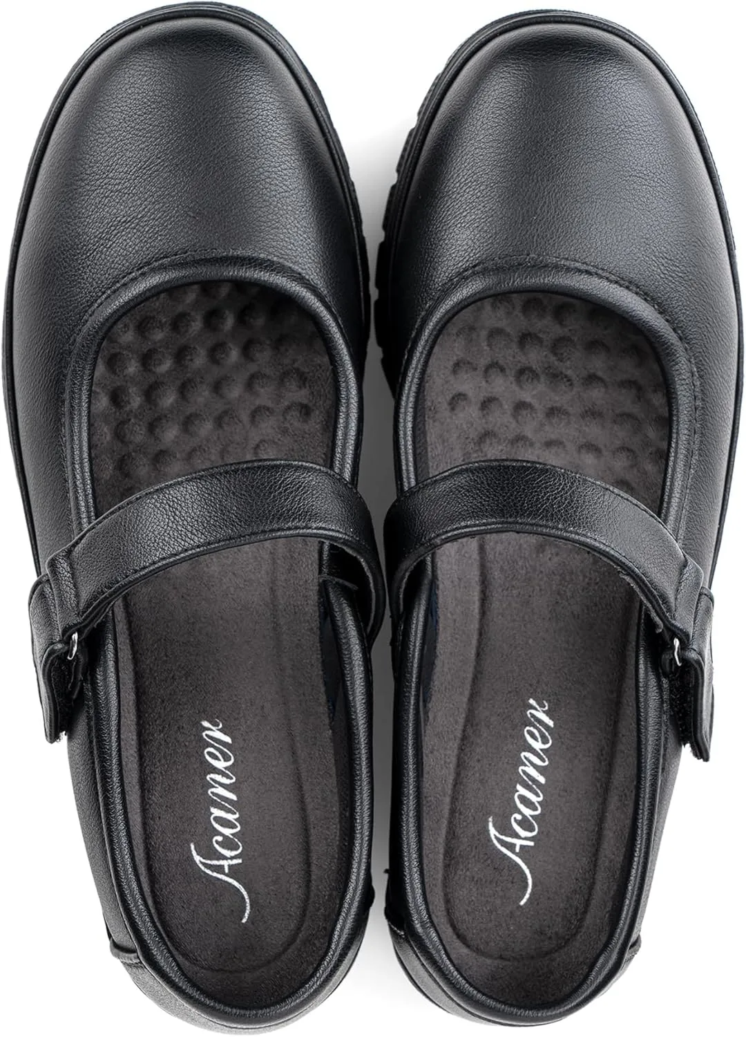 Women’s Mary Jane Shoes for Bunions Comfortable Orthotic Dress Shoes Non-Slip Orthopedic Work Shoes