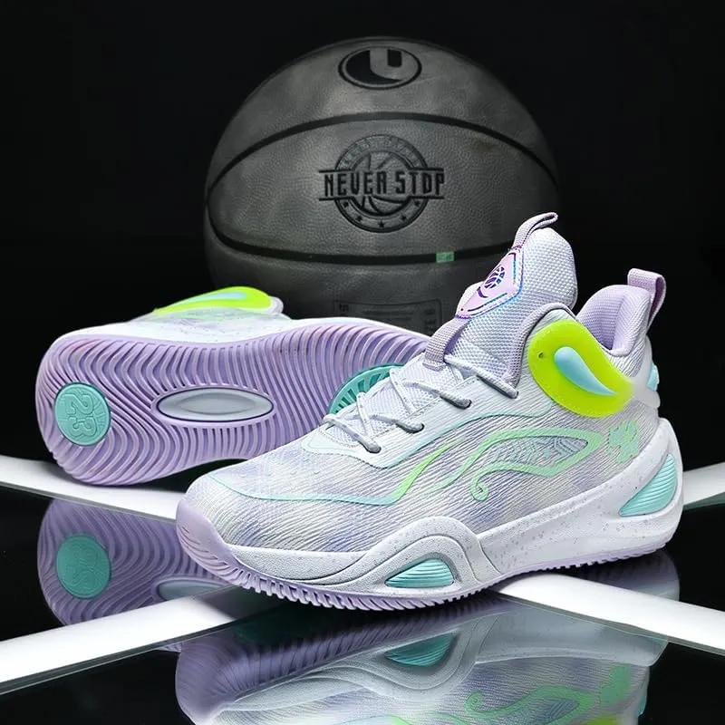 Womens Mens Basketball Shoes Fashion Breathable Athletic Sneakers Lightweight Non Slip Outdoor Sport Volleyball Shoe