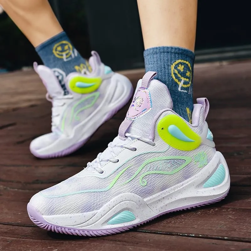 Womens Mens Basketball Shoes Fashion Breathable Athletic Sneakers Lightweight Non Slip Outdoor Sport Volleyball Shoe