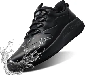 Women's Non Slip Work Shoes Slip Resistant Waterproof Chef Shoe for Women Working in Kitchen Restaurant Food Service Slip-On Design Walking Sneakers Zapatos Trabajo