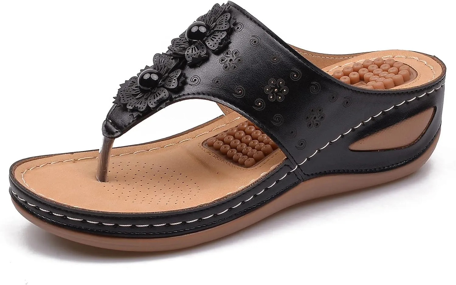 Womens Orthotic Sandals with Arch Support Comfortable Walking Slides for Plantar Fasciitis Relief Summer Beach Outdoor Sport Recovery