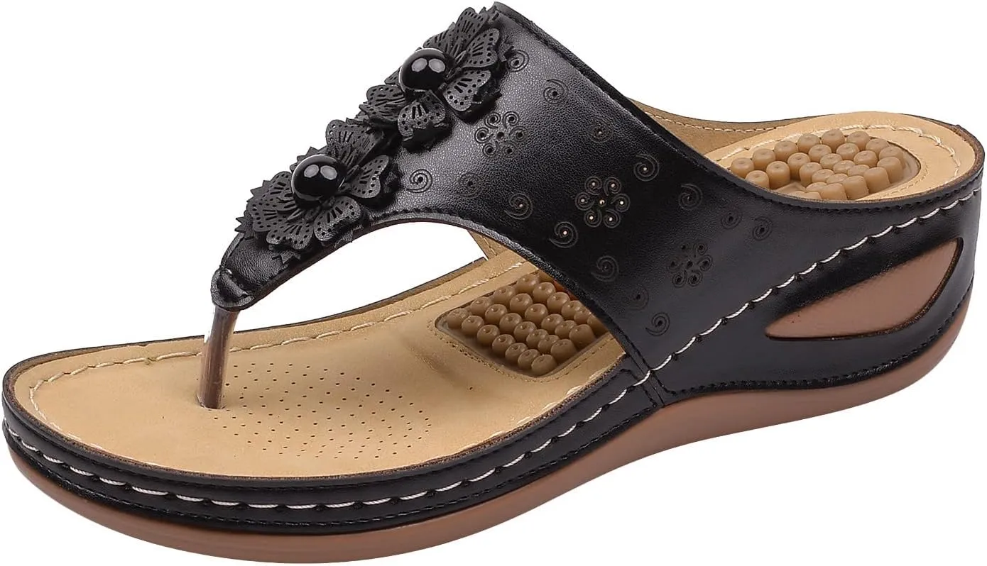 Womens Orthotic Sandals with Arch Support Comfortable Walking Slides for Plantar Fasciitis Relief Summer Beach Outdoor Sport Recovery