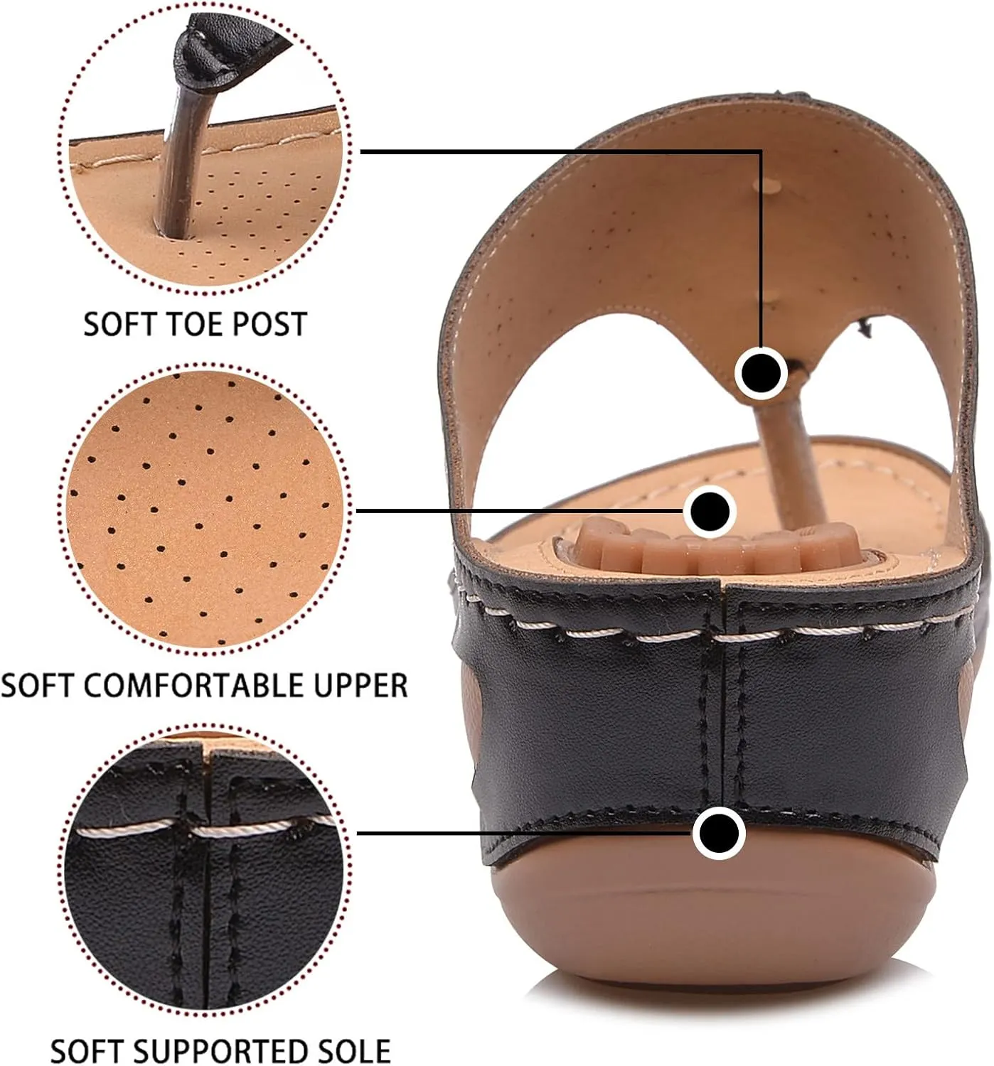 Womens Orthotic Sandals with Arch Support Comfortable Walking Slides for Plantar Fasciitis Relief Summer Beach Outdoor Sport Recovery