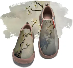Women's Painted Leather Loafers Casual Shoes Slip On Comfortable Lightweight Art Colorful Travel Sneakers