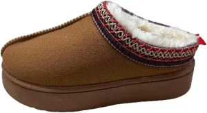 Women's Platform Mini Boots Short Ankle Boot Fur Fleece Lined Sneakers - Ice Angel Slipper Snow Sandals