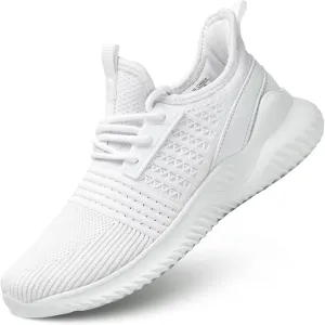 Women's Running Shoes Lightweight Breathable Walking Non Slip Athletic Fashion Tennis Sneakers Mesh Workout Casual Sports