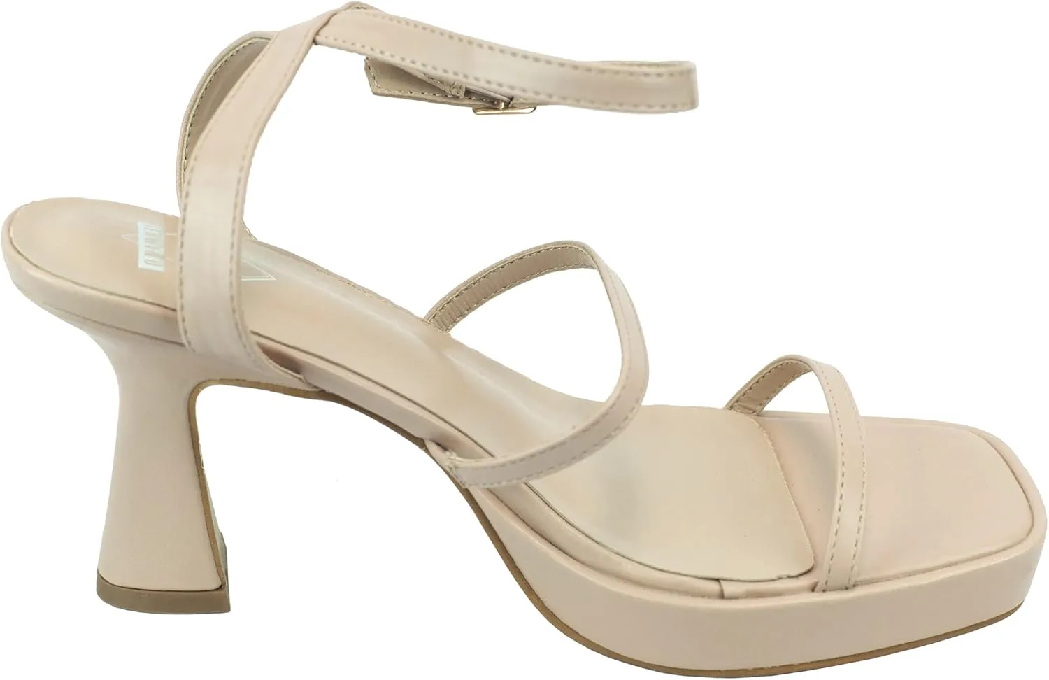 Women's Sandals Chunky High Heels Platform Buckle Straps Adult