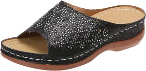 Womens Sandals with Arch Support Flip Flops Beach Non Slip Comfortable Wedge Shoes Walking All Day Arch Support Flip Flops for Woman With Comfortable Lightweight Orthtic Shoe