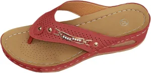 Womens Slides Sandals with Plantar Fasciitis Arch Support Fashion Comfort Adjustable Flat Sandals
