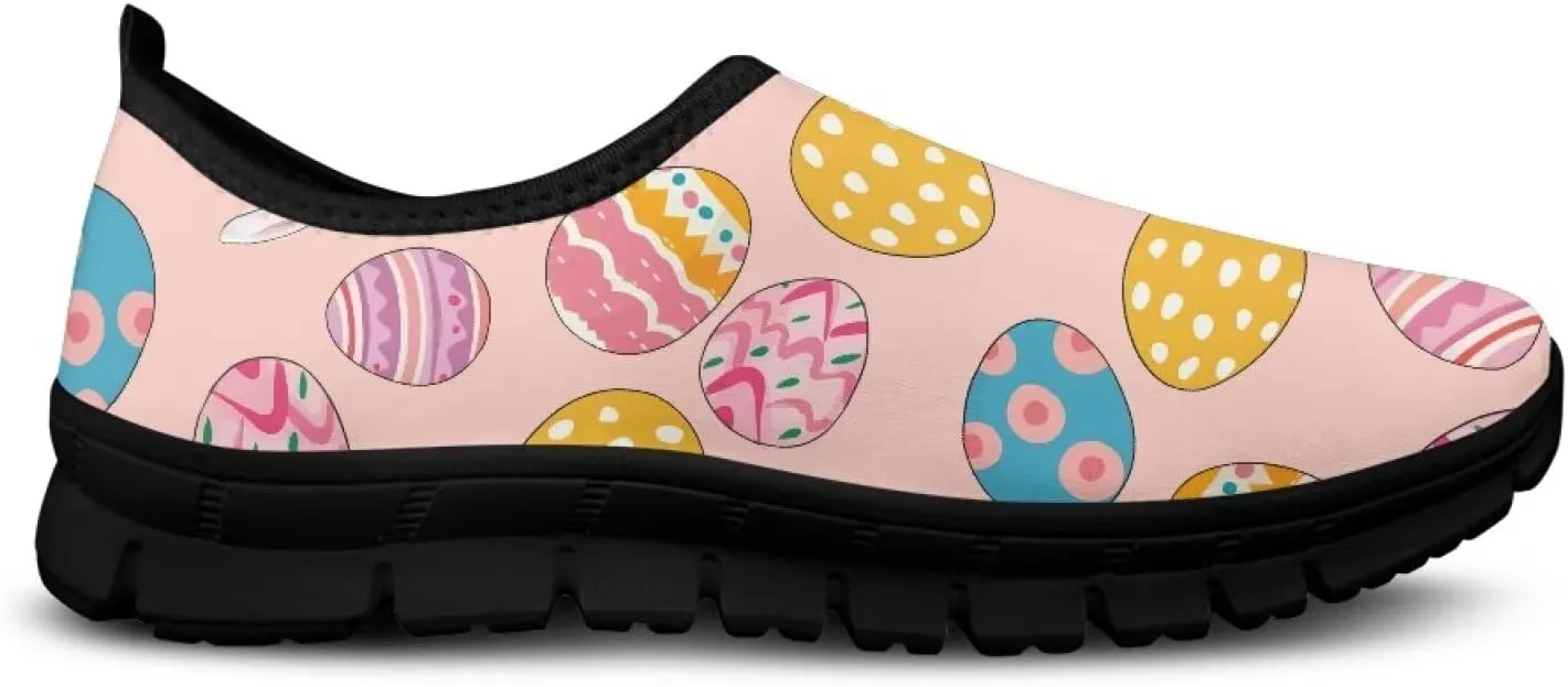 Womens Slip On Shoes Casual Travel Shoes Breathable Lightweight Work Shoes