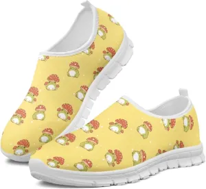 Women's Slip on Sneakers Casual Shoes Loafers Non Slip Breathable Comfortable Walking Sneakers Gifts for Women Girls White Sole Size 5.5-11.5